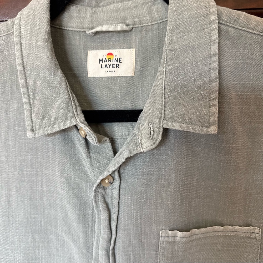 Marine Layer Men's Casual Button-Down Shirt